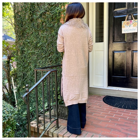 #36 Most Fabulous Soft Long Viscose Blend Sweater Knit Cardigan with pockets - Picture 7 of 9